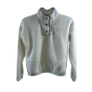 Abercrombie Ivory Henley Sherpa Size 11-12